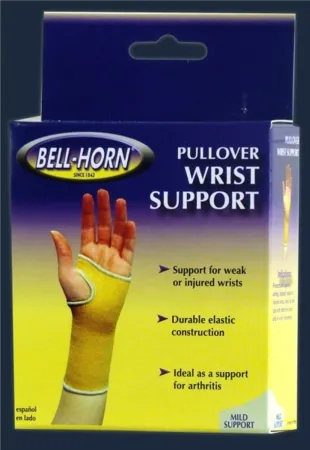 Djo - 180S - Bell-Horn Elastic Pullover Wrist Support, Small 5-1/2" - 6-1/2'' Wrist Circumference, Beige