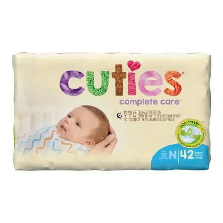 First Quality - Cuties - CR0001 -  Unisex Baby Diaper  Newborn Disposable Heavy Absorbency