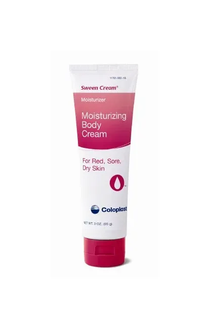 Coloplast - Sween Cream - 7067 -  Hand and Body Moisturizer  3 oz. Tube Scented Cream CHG Compatible