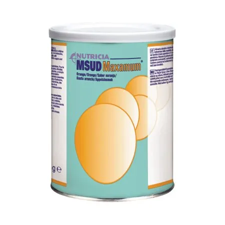 Nutricia North America 7531 - 49815 - MSUD Maximum Metabolic Formula 454g Can, 1385 Calories, Orange Flavor.