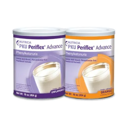 Nutricia North America 7531 - 49837 - Periflex Advance Powdered Medical Food 454g, 1675 Calories, Orange Flavor, Phenylalanine-free.