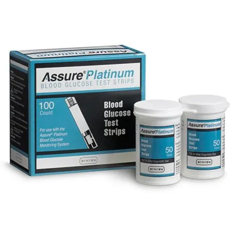 Arkray - Assure Platinum - 500100 - USA  Blood Glucose Test Strips  100 Strips per Pack
