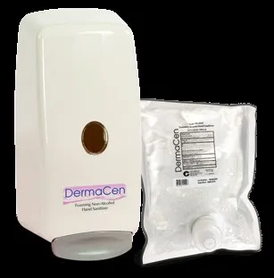 Central Solutions - DermaCen - SANI14116-1000 - Alcohol-Free Hand Sanitizer DermaCen 1 000 mL BZK (Benzalkonium Chloride) Foaming Dispenser Refill Bag