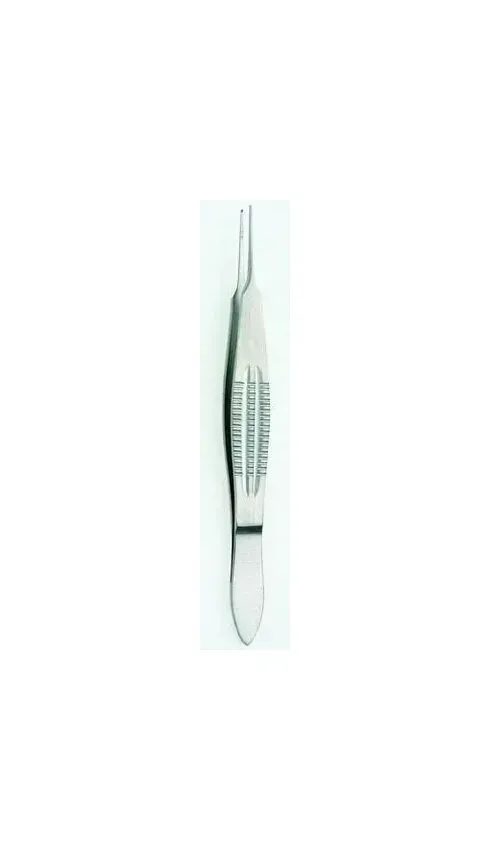 BR Surgical - HerMann Medizintechnik - H143-14909 - Suture Forceps Hermann Medizintechnik Castroviejo 10.5 Cm Surgical Grade Straight 0.9 Mm Tips With 1 X 2 Teeth And Tying Platform
