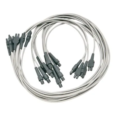 VyAire Medical - 38401817 - Leadwire, 12-Lead Set with Combiner, Banana-Ended, AHA (Continental US Only)