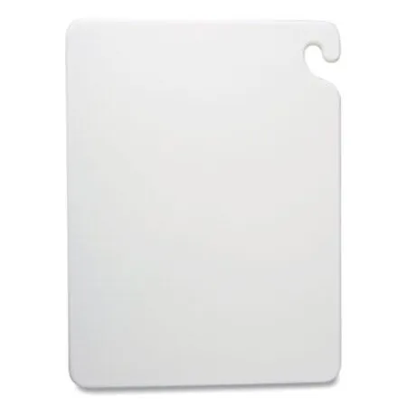 San Jamar - SJM-CB152012WH - Cut-n-carry Color Cutting Boards, Plastic, 20 X 15 X 0.5, White