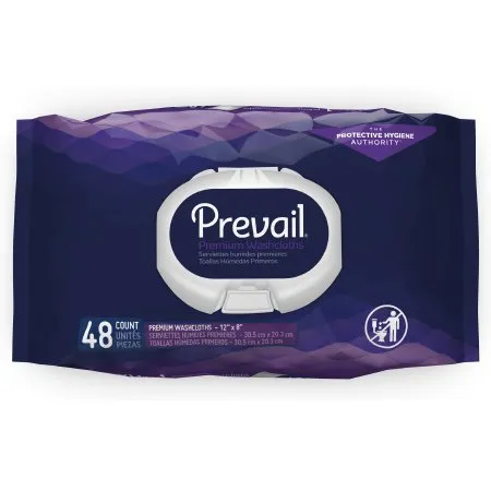 First Quality - Prevail - WW-910 -  Personal Wipe  Soft Pack Aloe / Vitamin E / Chamomile Fresh Scent 48 Count