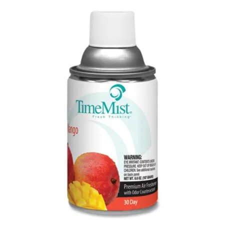 TimeMist - TMS-1042810 - Premium Metered Air Freshener Refill, Mango, 6.6 Oz Aerosol Spray, 12/carton