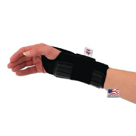 Patterson Medical Supply - Core Reflex - 788306 - Wrist Support Core Reflex Neutral Position Rubber Left Hand Black Large