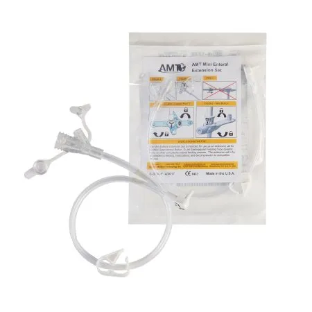 Applied Medical Technology - AMT Mini Classic - 6-1222 - Applied Medical Technologies  Right Angle Connector with Y Port Adapter  12 Inch