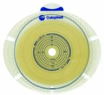 Coloplast - SenSura Flex Xpro - 10105 -  Ostomy Barrier  Trim to Fit  Standard Wear Double Layer Adhesive 50 mm Flange Red Code System 3/8 to 1 7/8 Inch Opening