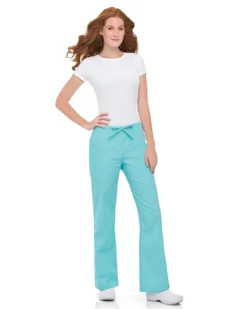 Landau Uniforms - 8335BCPXLG - Scrub Pants X-large / Petite Ceil Blue Female