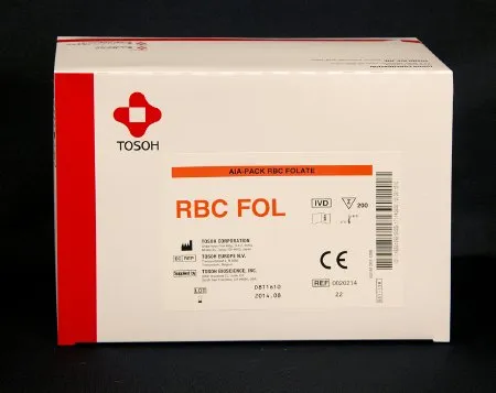Tosoh Bioscience - Aia-Pack - 020214 - Reagent Aia-Pack Immunodiagnostic Assay Rbc Folate For Tosoh Aia Systems 200 Tests