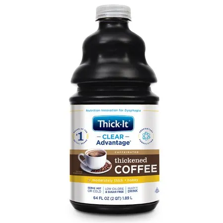 Kent Precision Foods - Thick-It Clear Advantage - B470-A5044 - Thickened Beverage Thick-It Clear Advantage 64 oz. Bottle Coffee Flavor Liquid IDDSI Level 3 Moderately Thick/Liquidized