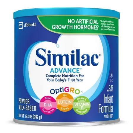 Abbott - Similac Advance - 55957 -  Infant Formula  12.4 oz. Can Powder Iron