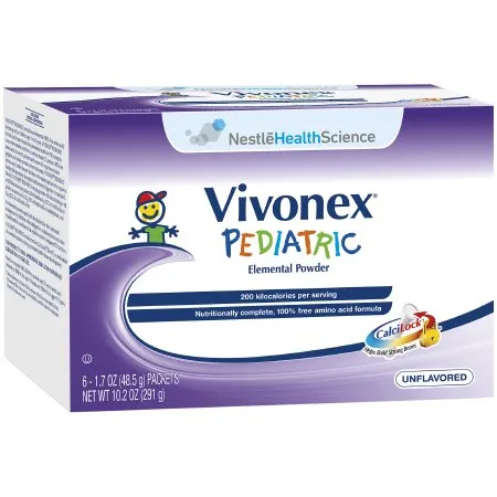 Nestle - 07131000 - Vivonex  Pediatric 36 X 48.5 G (1.7 Oz) Pkts