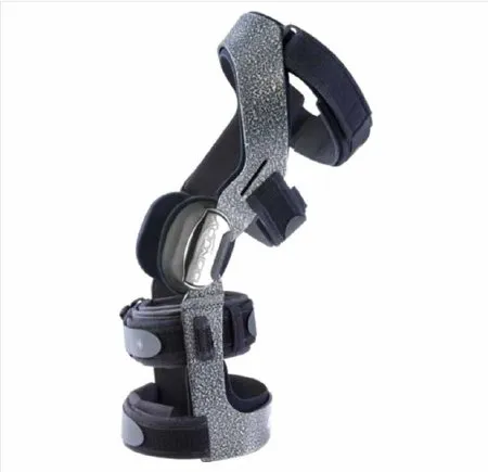DJO - DonJoy Armor Fourcepoint - 11-1443-5 - Knee Brace Donjoy Armor Fourcepoint X-large Hook And Loop Strap Closure 23-1/2 To 26-1/2 Inch Thigh Circumference / 17 To 19 Inch Knee Center Circumference / 18 To 20 Inch Calf Circumference Standard Calf Lengt