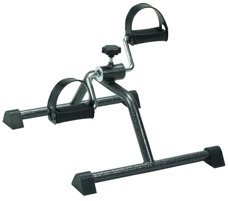 Fabrication Enterprises - CanDo - From: 10-0710 To: 10-0712 -  Pedal Exerciser  Portable Adjustable Resistance Levels 11 X 17 X 22 Inch Black / Gray