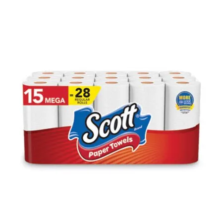 Scott - KCC-36371 - Choose-a-sheet Mega Kitchen Roll Paper Towels, 1-ply, 7.31 X 11, White, 102/roll, 15 Rolls Carton