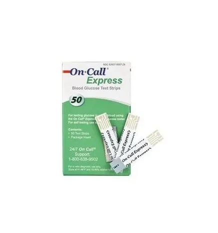 Acon Laboratories - On Call - 755729 -  Blood Glucose Test Strips  50 Strips per Pack