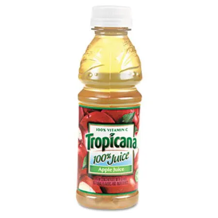 Tropicana - QKR-57178 - 100% Juice, Apple, 10oz Bottle, 24/carton