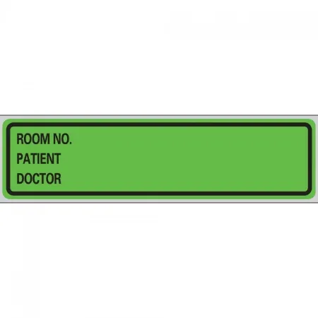 Precision Dynamics - Pro-File - NPF-2286-3 - Blank Label Tape Pro-file Multipurpose Label Green 1-3/8 X 5-3/8 Inch