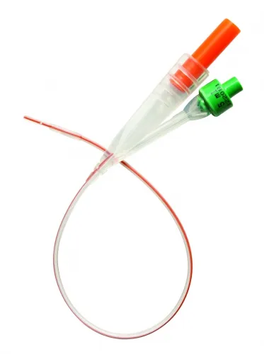 Coloplast - AA6408 - Coloplast Cysto-care Folysil 2-way Open Tip Indwelling Catheter 8fr, 12", 3cc Balloon Capacity
