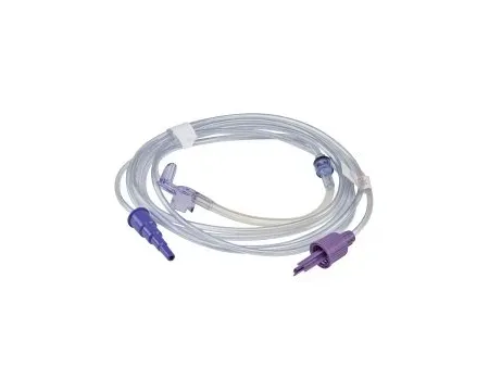 Cardinal - Kangaroo Connect - 77000FD - Enteral Feeding Pump Safety Screw Spike Set without ENFit Transitional Adapter Kangaroo Connect PVC NonSterile