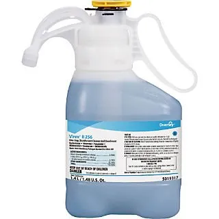 Lagasse - Diversey Virex II 256 - DVO5019317 - Diversey Virex Ii 256 Surface Disinfectant Cleaner Quaternary Based Scott Continuous Air Freshener Dispenser Liquid Concentrate 1.4 Liter Bottle Mint Scent Nonsterile