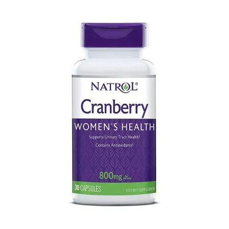 Natrol - 04746916033 - Dietary Supplement Natrol Cranberry Extract 800 mg Strength Capsule 30 per Bottle Cranberry Flavor