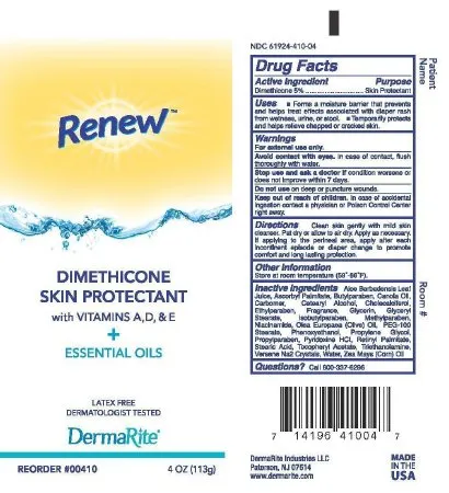 Dermarite - 00410 - Renew Dimethicone Skin Protectant, 4 oz