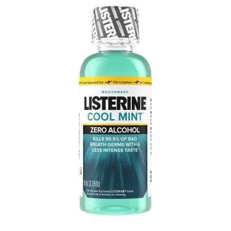 J & J Healthcare Systems - Listerine Zero - 10312547428306 - J&J  Mouthwash  3.2 oz. Clean Mint Flavor