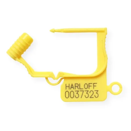Harloff - BASEALS-100 - Tamper Evident Seal Yellow Plastic Small