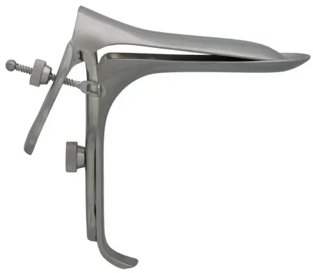 BR Surgical - BR70-11501 - Vaginal Speculum Br Surgical Graves Nonsterile Surgical Grade German Stainless Steel Small 40 Mm Yoke Opening Reusable Without Light Source Capability