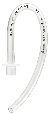 Flexicare - 038-965-085U - Uncuffed Endotracheal Tube Flexicare Ventiseal Curved 8.0 Mm Adult Murphy Eye