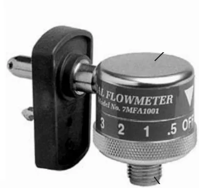 Precision Medical - 7MFA1006 - Dial Flowmeter Off, .5, 1, 2, 3, 4, 5, 6, 8, 10, 15 And Flush Increment