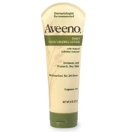J&J - Aveeno - 81370003601 - Hand and Body Moisturizer Aveeno 8 oz. Tube Unscented Cream