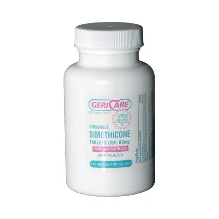 Geri-Care - 57896079901 - Gas Relief Geri-Care 80 mg Strength Chewable Tablet 100 per Bottle