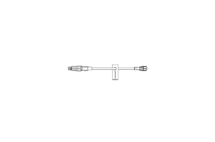 B. Braun - Caresite - 470108 - IV Extension Set Caresite Needle-Free Port Standard Bore 6 Inch Tubing Without Filter Sterile