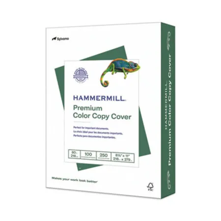 Hammermill - HAM-120023 - Premium Color Copy Cover, 100 Bright, 80 Lb Cover Weight, 8.5 X 11, 250/pack