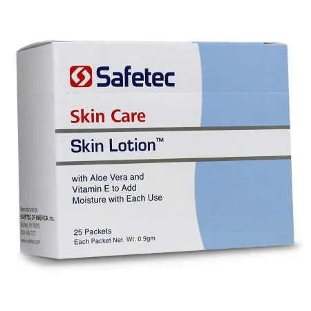 Safetec - 53505 - Skin Lotion -9g Vanilla Almond Scented 25-bx 36 bx-cs -Not Available for Sale into Canada-