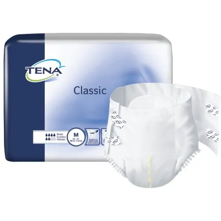 Essity - TENA Classic - 67720 - Unisex Adult Incontinence Brief TENA Classic Medium Disposable Moderate Absorbency