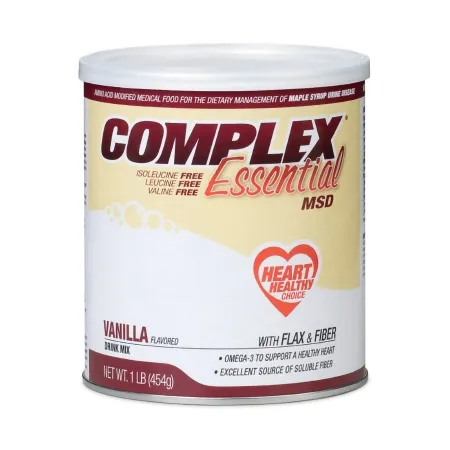 Nutricia North America 7531 - 120460 - Complex Essential MSD Drink Mix 1 lb Can, 1725 Calories, Vanilla Flavor.