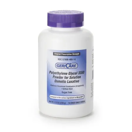 Geri-Care - 489-14-GCP - Laxative Geri-Care Powder 8.3 oz. Polyethylene Glycol 3350