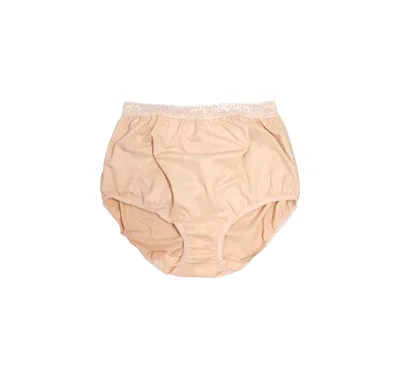 Team Options - 800-01-L-DUAL - OPTIONS Ladies' Basic with Built-In Barrier/Support, Light Yellow, Dual Stoma, Large 8-9, Hips 41" - 45"
