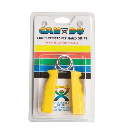 Fabrication Enterprises - CanDo - From: 10-1804 To: 10-1809 -  Hand Exerciser  Yellow X Light  3 lb.