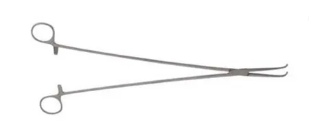 V. Mueller - CH1730-001 - Thoracic Forceps V. Mueller Gemini-mixter 7 Inch Length Angled 90° Delicate, Serrated Jaws