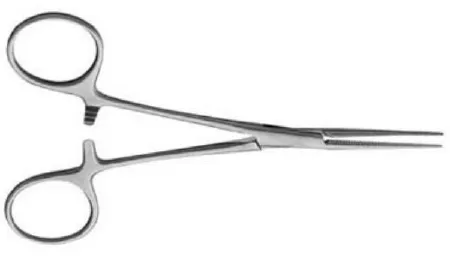 V. Mueller - BR Surgical - SA2760 - Artery Forceps BR Surgical Pean 6-1/2 Inch Length Mid Grade Stainless Steel NonSterile Locking Ring Handle Curved Smooth