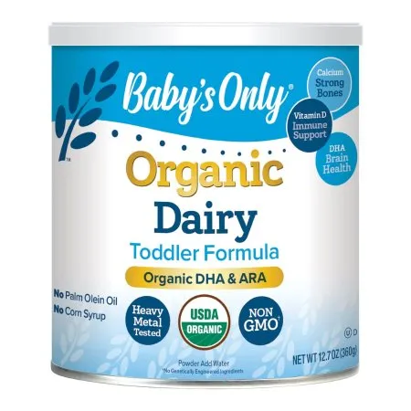 Natures One - Baby s Only Organic Dairy - 22902-1 - Toddler Formula Baby s Only Organic Dairy Unflavored 360 Gram Can Powder Organic