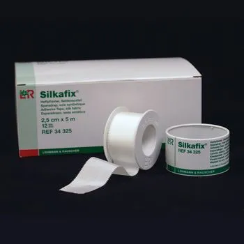 Patterson medical - Silkafix - 081520949 - Medical Tape Silkafix White 2 Inch X 5 Yard Acetate NonSterile